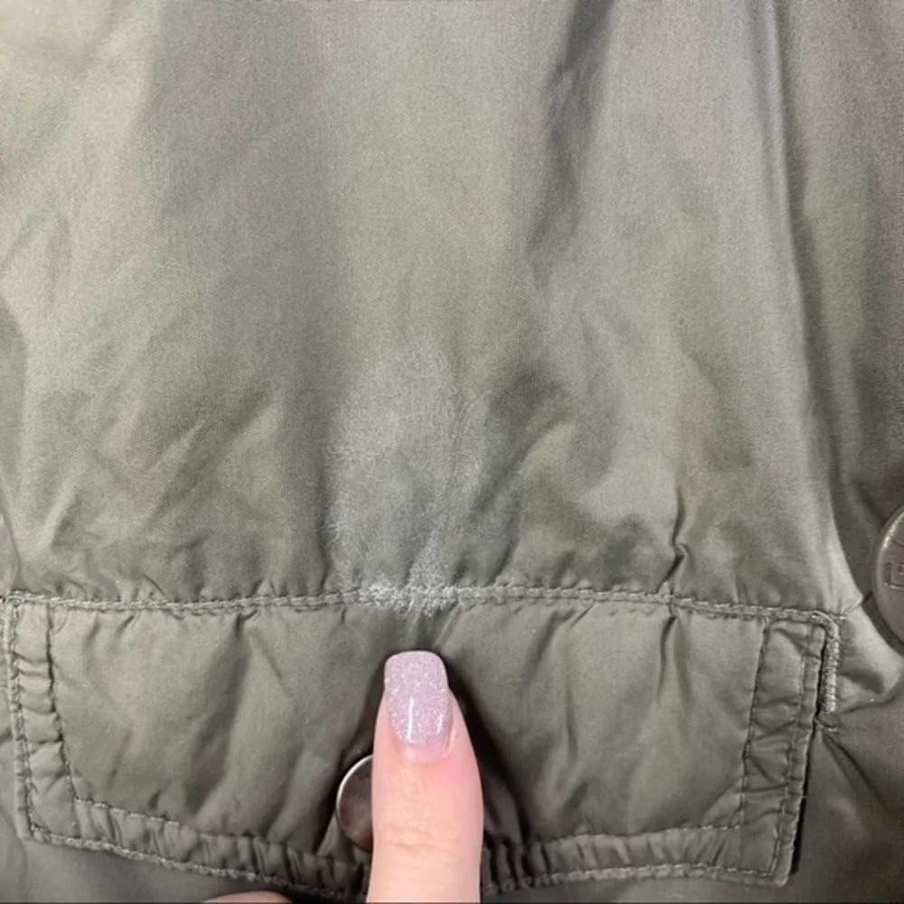GUESS Green Hooded Zip-Up Parka‎ Winter Coat - Youth